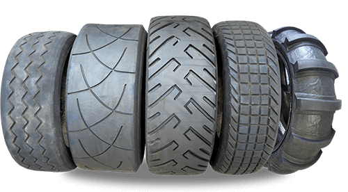 Speedway tyre retreads